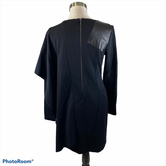 Nicole Miller Long Sleeved Black Dress Size Large - Picture 7 of 11
